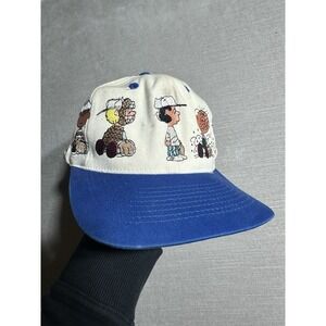 Vintage Head Start Sportswear Peanuts Gang Embroidered Baseball Snapback Hat